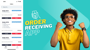 Order Receiving app